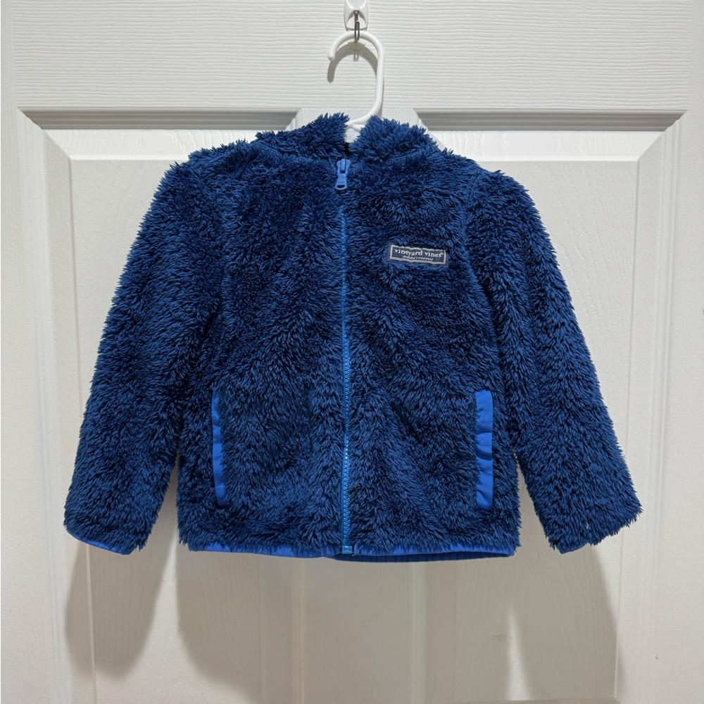 Vineyard Vines Navy Fleece Jacket